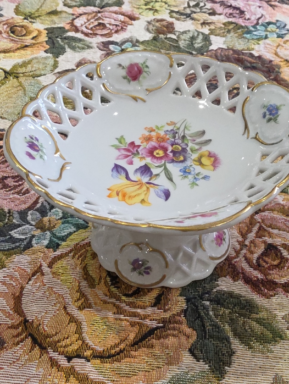 Vtg Wagner & Apel Porcelain Stand Made In Germany 1960